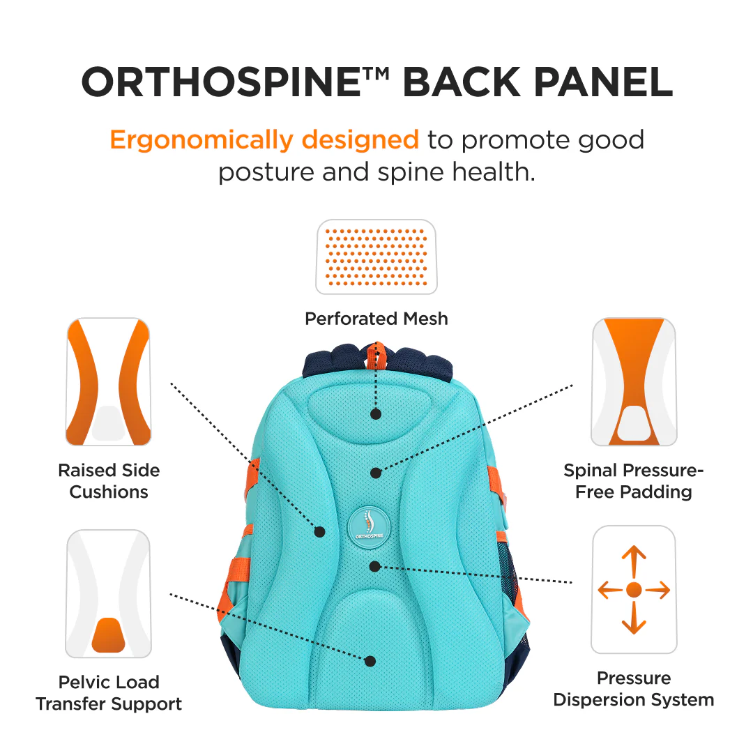 Junior Ergo 01 - Teal - Image 3