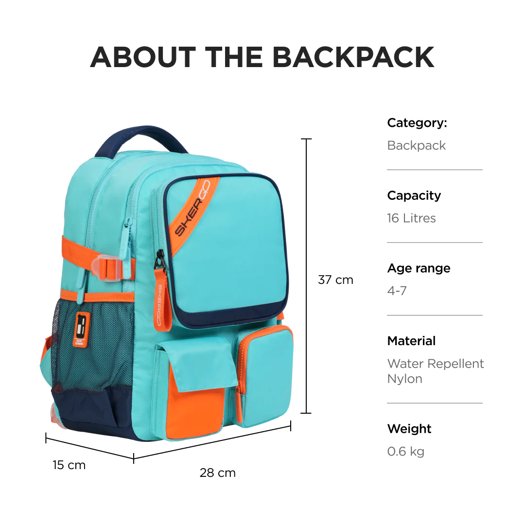 Junior Ergo 01 - Teal - Image 5