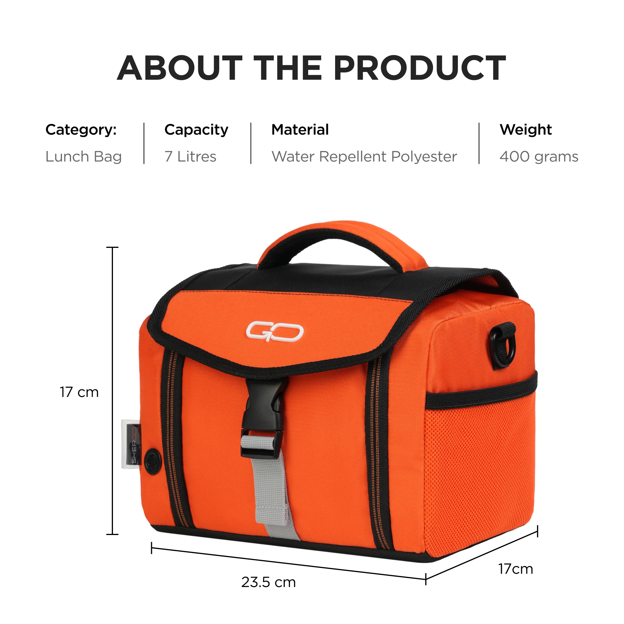 Lunch Bag - Orange - Image 3