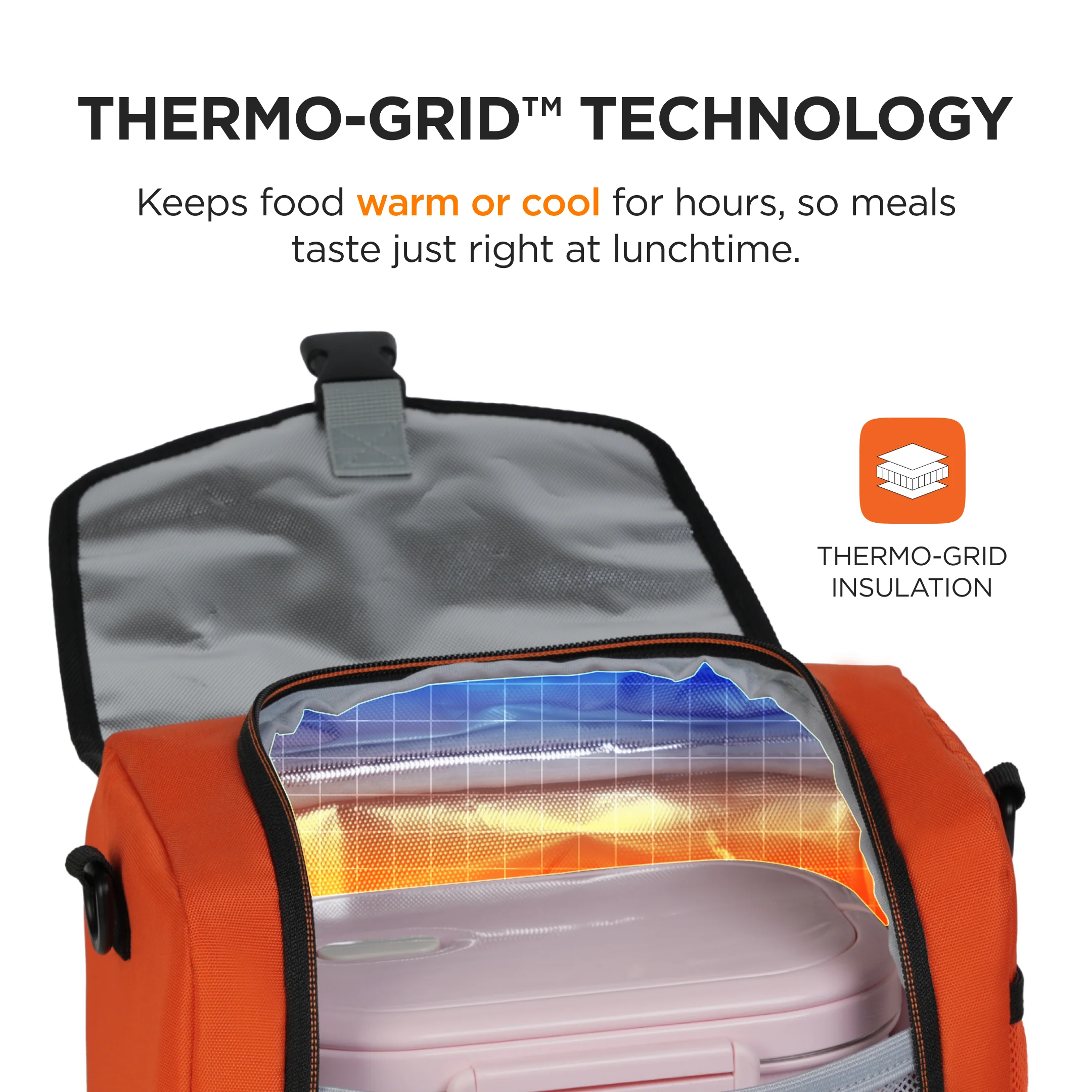 Lunch Bag - Orange - Image 4