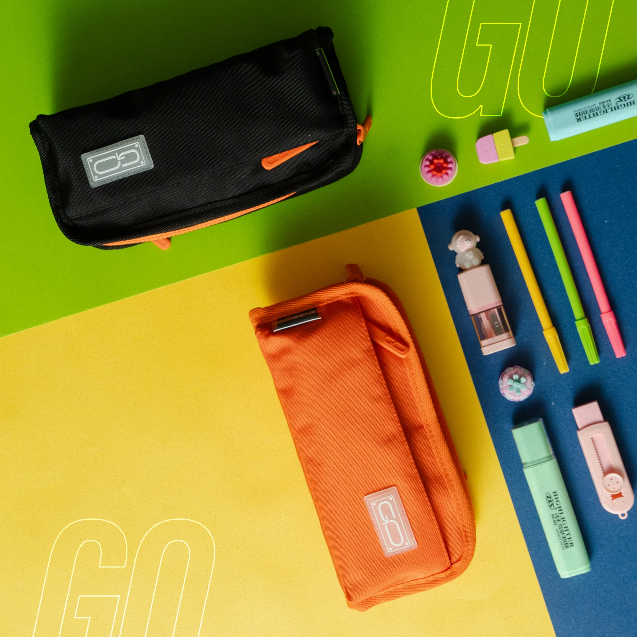 Stationery Pouch - Orange - Image 7